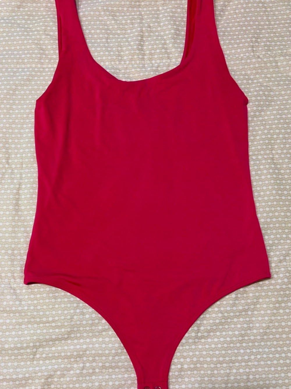 Express Women’s Hot Pink One-Piece Body Contour Bodysuit Size M